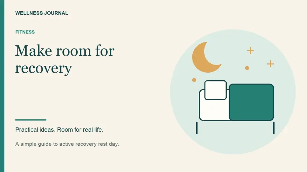 Illustrated guide: make room for recovery.