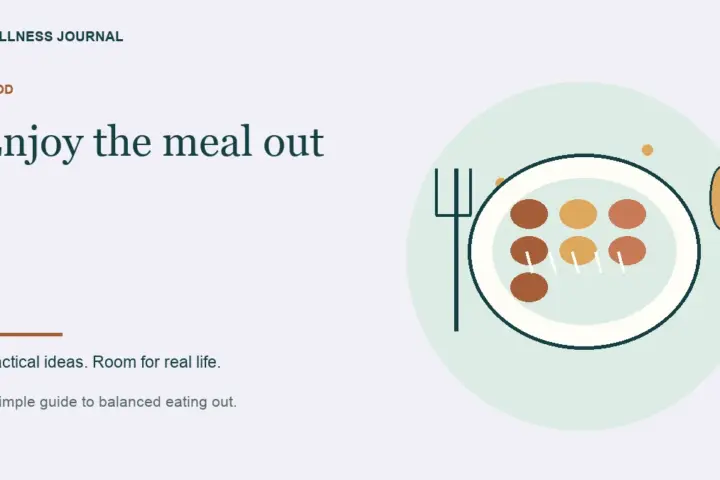 Illustrated guide: enjoy the meal out.