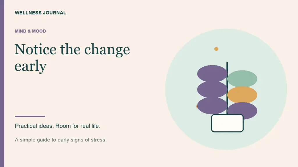 Illustrated guide: notice the change early.
