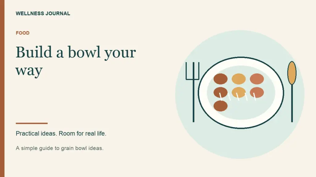 Illustrated guide: build a bowl your way.