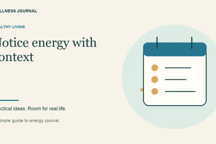 Illustrated guide: notice energy with context.