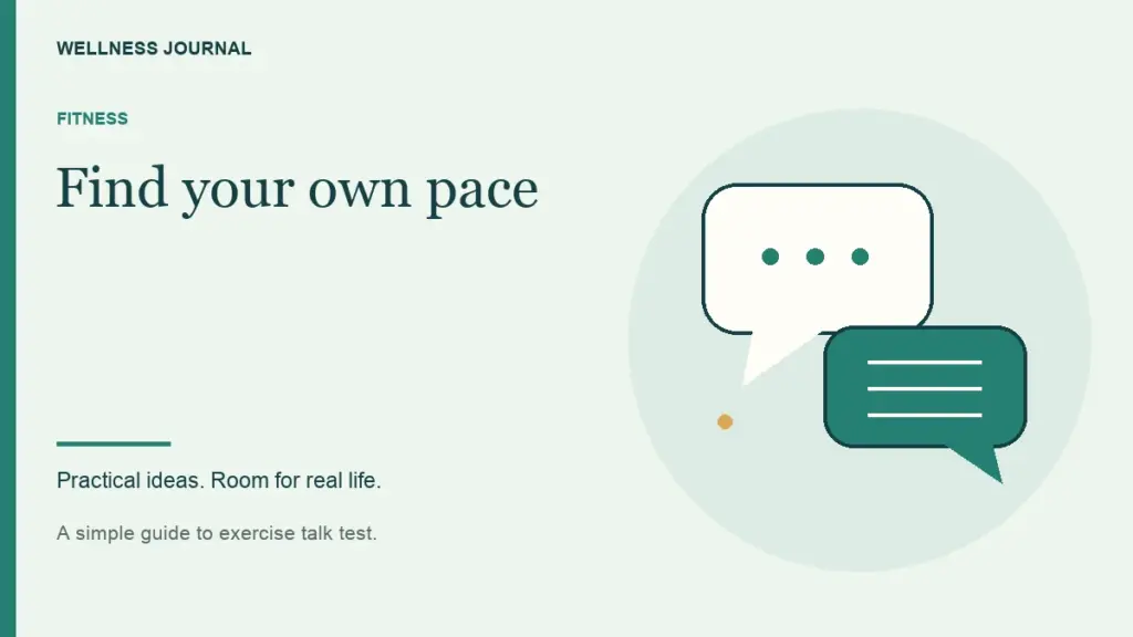 Illustrated guide: find your own pace.