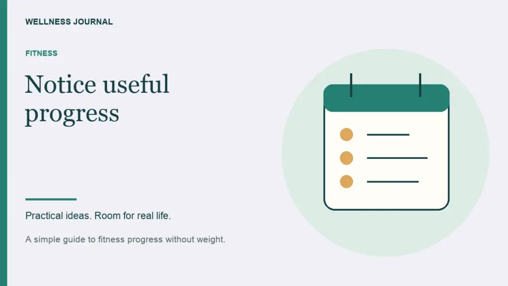 Illustrated guide: notice useful progress.