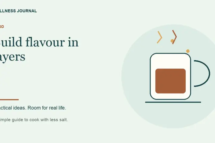 Illustrated guide: build flavour in layers.