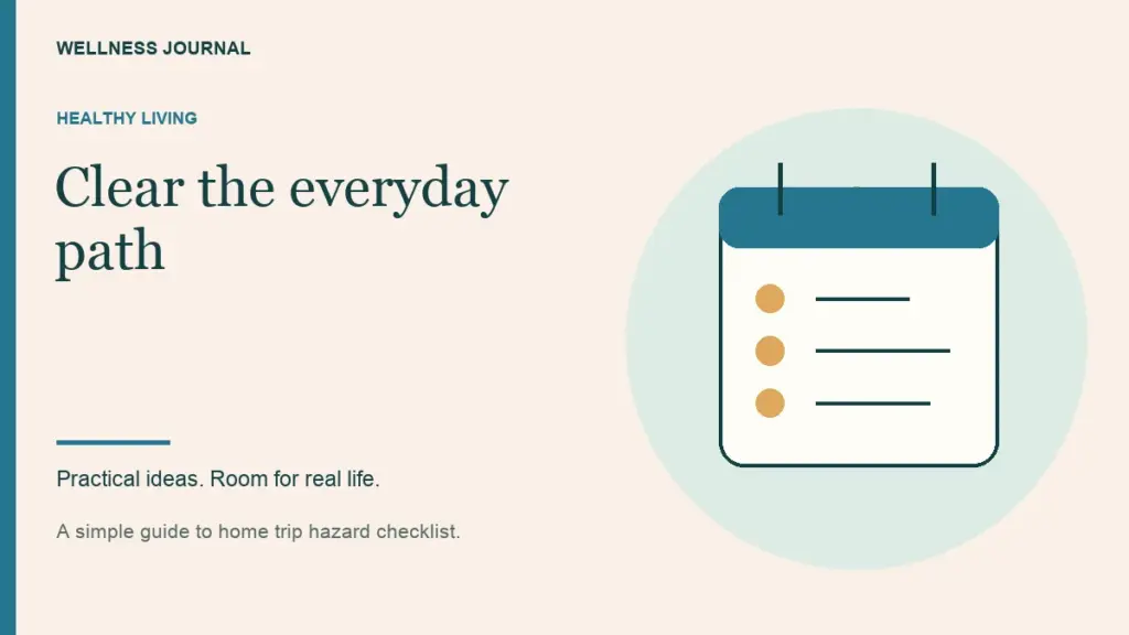 Illustrated guide: clear the everyday path.