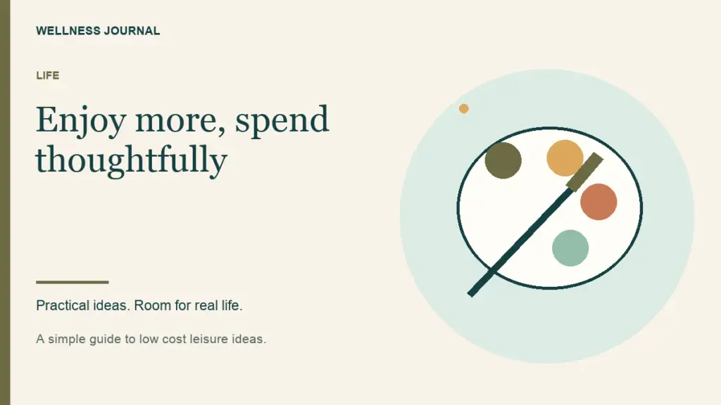 Illustrated guide: enjoy more, spend thoughtfully.