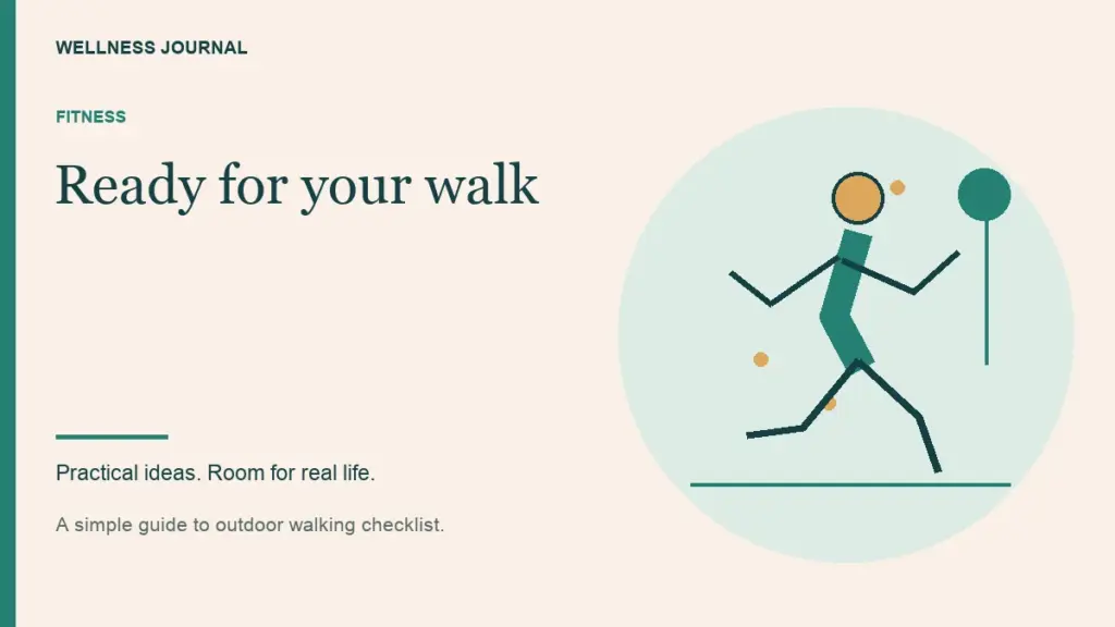 Illustrated guide: ready for your walk.