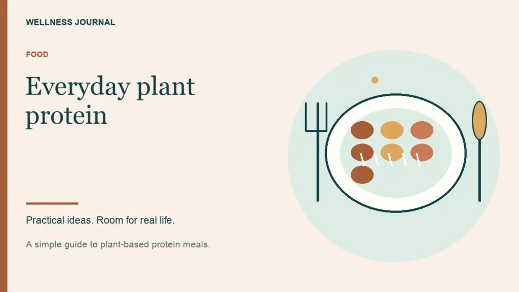 Illustrated guide: everyday plant protein.