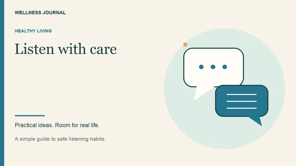 Illustrated guide: listen with care.