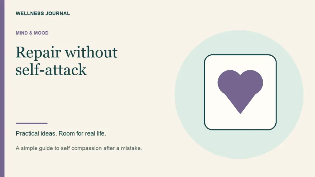 Illustrated guide: repair without self-attack.