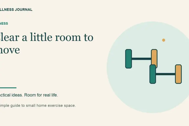 Illustrated guide: clear a little room to move.