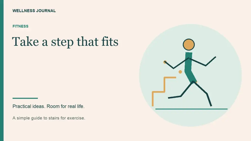 Illustrated guide: take a step that fits.